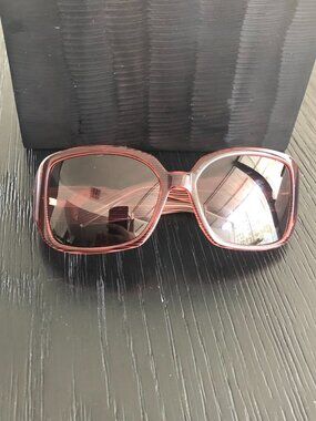 Loree Rodkin Sunglasses model ELRCTRA in RUBY Color